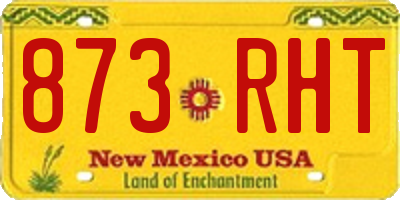 NM license plate 873RHT