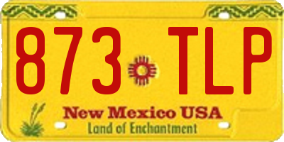 NM license plate 873TLP