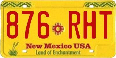 NM license plate 876RHT