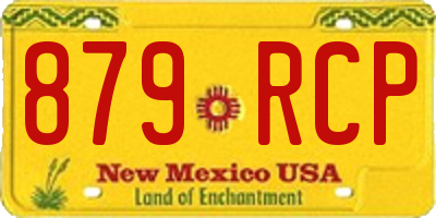 NM license plate 879RCP
