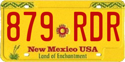 NM license plate 879RDR