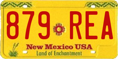 NM license plate 879REA