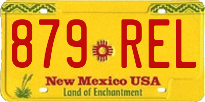 NM license plate 879REL