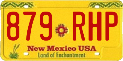NM license plate 879RHP
