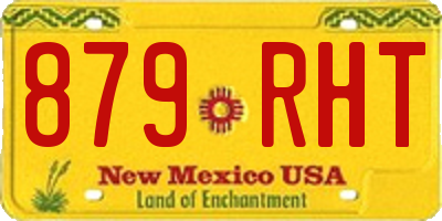 NM license plate 879RHT