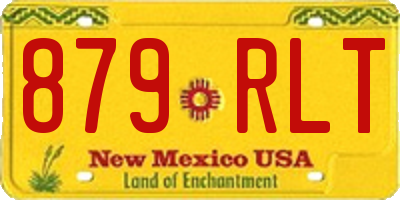 NM license plate 879RLT