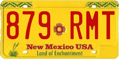 NM license plate 879RMT