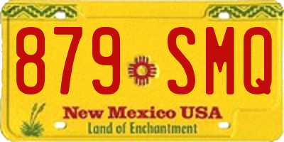 NM license plate 879SMQ