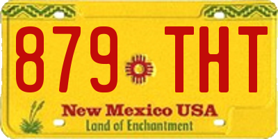 NM license plate 879THT