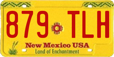 NM license plate 879TLH