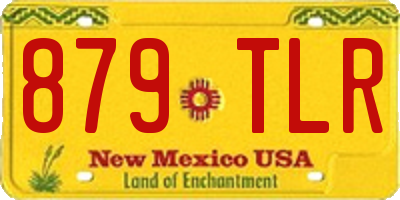 NM license plate 879TLR