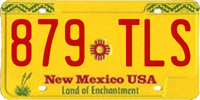 NM license plate 879TLS