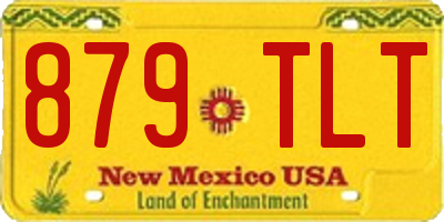NM license plate 879TLT