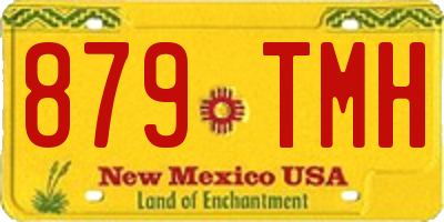 NM license plate 879TMH