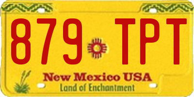 NM license plate 879TPT