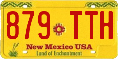 NM license plate 879TTH