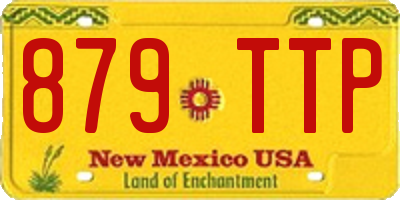 NM license plate 879TTP