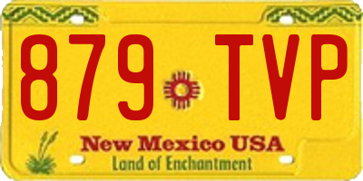 NM license plate 879TVP