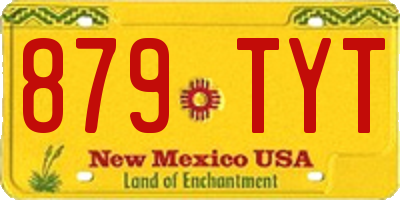 NM license plate 879TYT