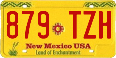 NM license plate 879TZH