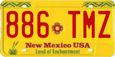 NM license plate 886TMZ
