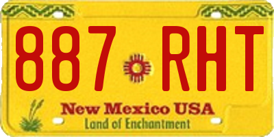 NM license plate 887RHT