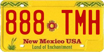 NM license plate 888TMH