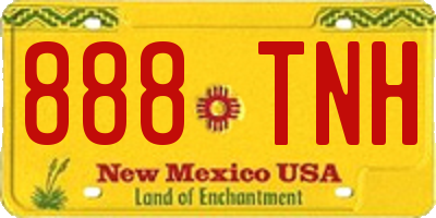 NM license plate 888TNH