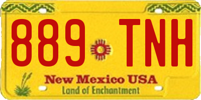 NM license plate 889TNH