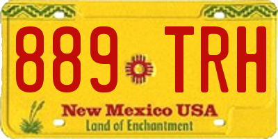 NM license plate 889TRH