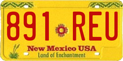 NM license plate 891REU