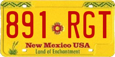 NM license plate 891RGT
