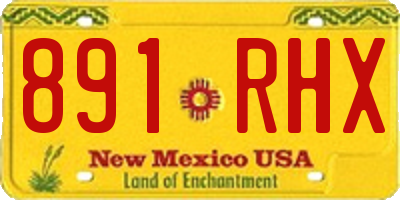 NM license plate 891RHX