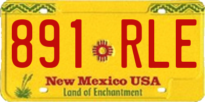 NM license plate 891RLE
