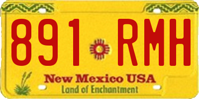 NM license plate 891RMH