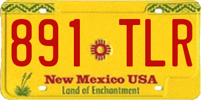 NM license plate 891TLR