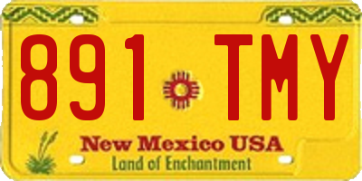 NM license plate 891TMY