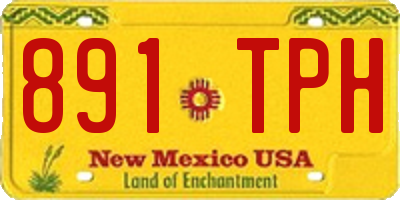 NM license plate 891TPH