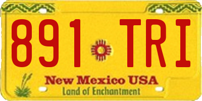 NM license plate 891TRI