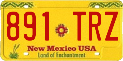 NM license plate 891TRZ