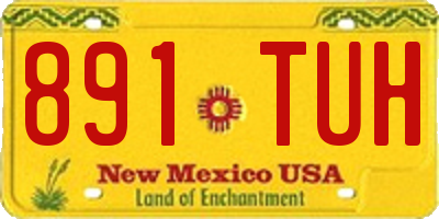 NM license plate 891TUH