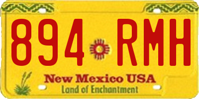NM license plate 894RMH