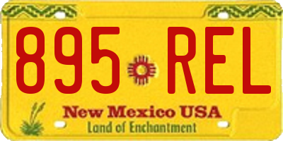 NM license plate 895REL