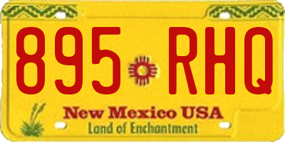 NM license plate 895RHQ