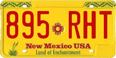 NM license plate 895RHT