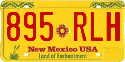 NM license plate 895RLH