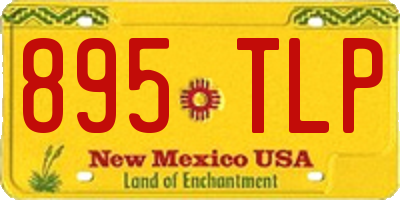 NM license plate 895TLP