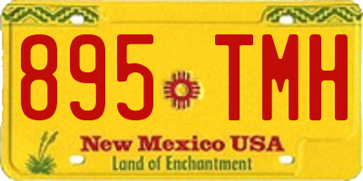 NM license plate 895TMH