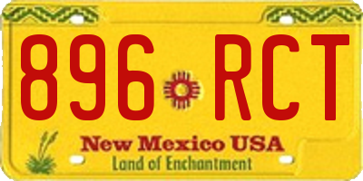 NM license plate 896RCT