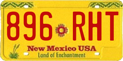 NM license plate 896RHT